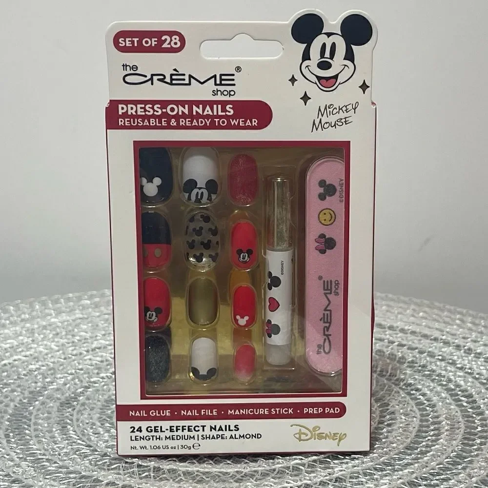 The Crème Shop Disney Mickey Mouse Press On Nails NWT